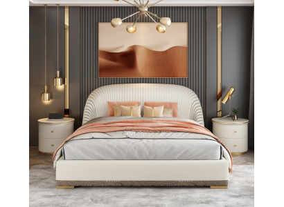 Lit double de luxe Lits Chambre Mobilier de chambre Design Hôtel Ameublement