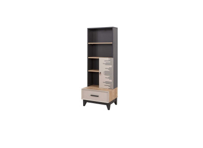 Étagère Armoire Chambre d'enfants Étagère Bois Armoire Gris Bureau