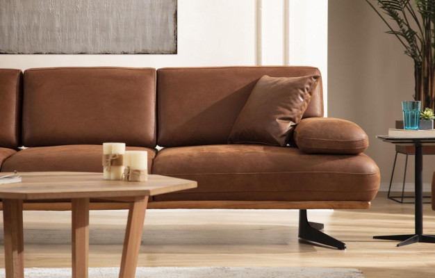 Canapé quatre places moderne en tissu design de luxe pour salon