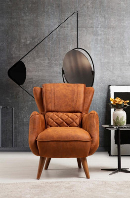 Fauteuil Design Canapé Luxe Salon Rembourrage Siège Moderne Mobilier nouveau