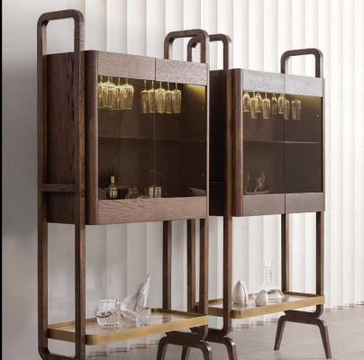 Meubles de salle à manger de luxe pour villas, ensemble table à manger complet, salle à manger, table 4x, chaises, buffet - 7 pièces.