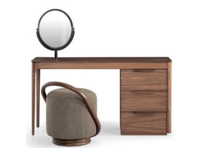 Ensemble de chambre de luxe Coiffeuse avec miroir Tabouret Design moderne