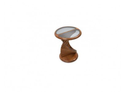 Table d'appoint chic pour salon au design moderne en bois.