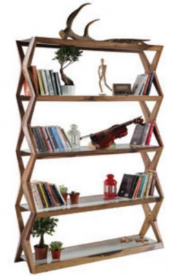 Étagère à livres Étagère moderne en bois Armoire de bureau Ameublement de designer Étagères