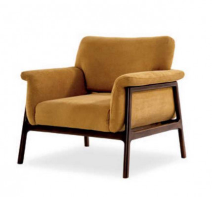 Fauteuil pour le salon de luxe design moderne Hoz avec salon de tissu Club