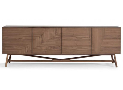 Buffet de salle à manger moderne de design de luxe en bois Commode Buffet de rangement