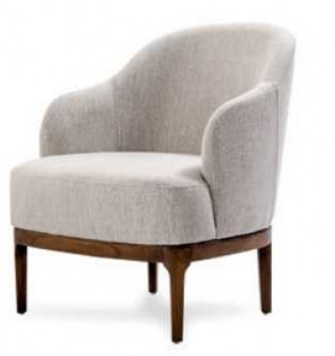Fauteuil de luxe pour salon, design gris, mobilier de salon Club Lounge, siège unique
