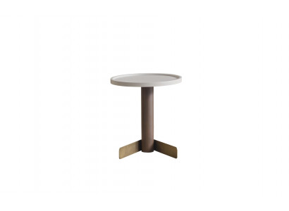 Table d'appoint Salon Mobilier Designer Brun Elégant Table en bois