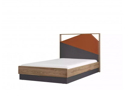Lit pour enfants 120 cm Cadre de lit pour enfants Chambre d'enfant Cadre de lit en bois Gris