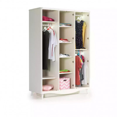 Chambre d'enfants Lit de jeunes Chesterfield 100 cm ensemble de 5 pièces en tissu gris