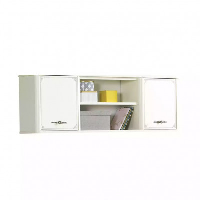 Chambre d'enfants Lit 120 cm Suite Bois Ensemble de bureau 4 pièces Gris