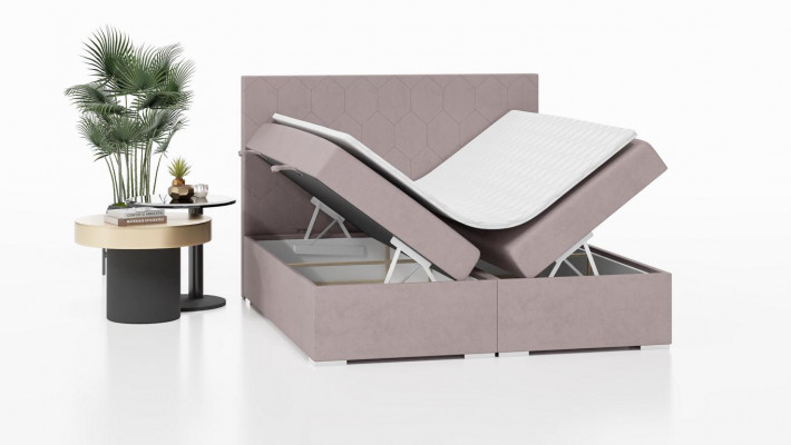 Revêtement de lit Design pour lit double Chambre Textile Meubles Lit de luxe à ressorts tapissier