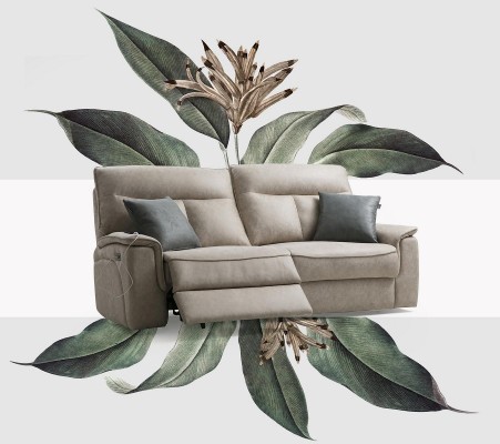 Canapé trois places pour le salon, design moderne de luxe, mobilier de sièges neuf