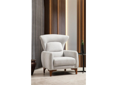 Chaise de luxe design de meuble textile pour salon moderne
