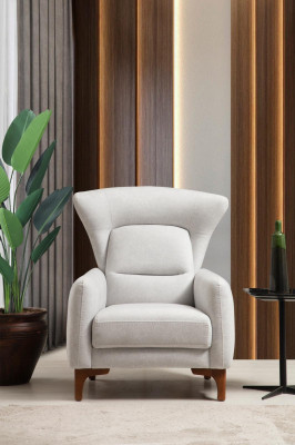 Chaise de luxe design de meuble textile pour salon moderne