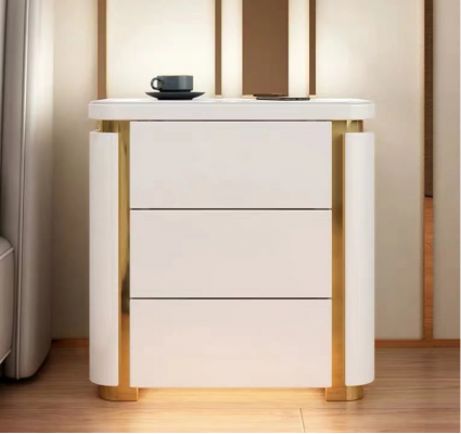 Conception Table de nuit. Console Métal Tables Consoles Chambre de sommeil brillant