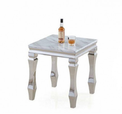 Table d'appoint en acier inoxydable Tables d'appoint Mobilier de luxe de salon Table