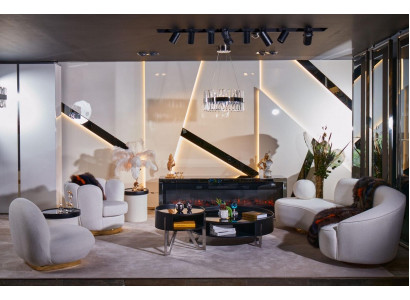 Ensemble de canapé 3+1 place Ensemble de suite de luxe Canapés Fauteuil de salon Blanc