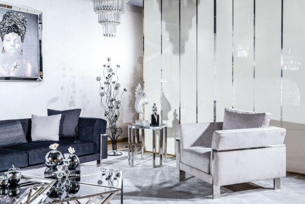 Salle de séjour Ensemble de canapé 3+1 place Table basse Canapé Fauteuil Ensemble de 4 pièces.