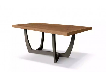 Table à manger 180cm Table de cuisine en bois Tables de salle à manger neuves Table brune Table moderne