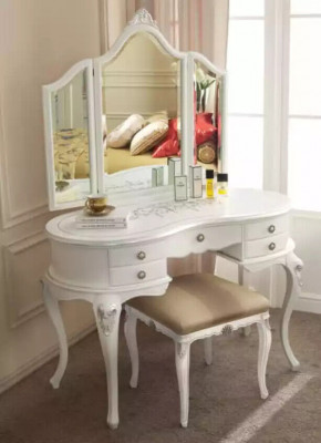 Coiffeuse avec miroir Ensemble complet Chambre à coucher neuf 2 pièces. Console