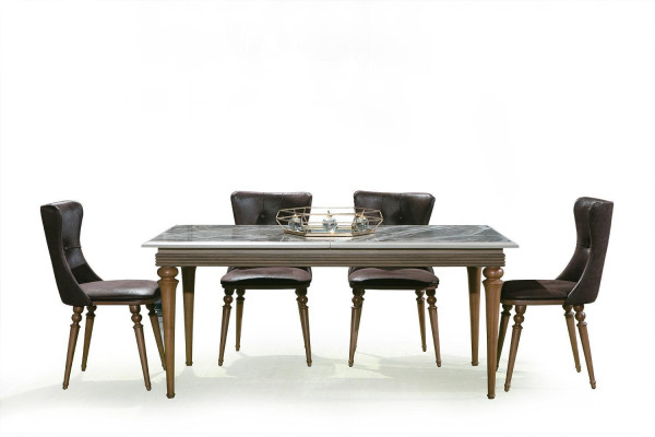 Table de salle à manger en bois 180x100 Brun Salle à manger Tables Tables Mobilier neuf