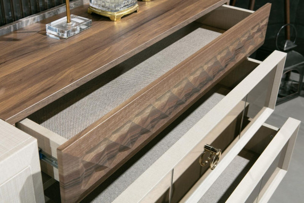 Unité murale Suite Armoire de télévision meuble tv banc bas table bois luxe armoire XXL
