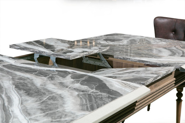 Ensemble complet Table à manger 4x Chaises Ensemble de salle à manger Table en bois 4 pièces Tables