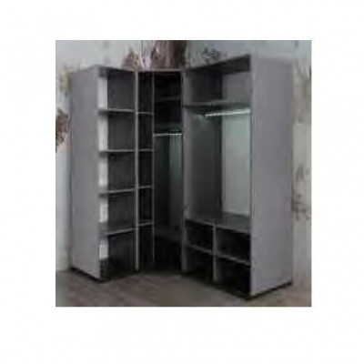 Chambre d'enfants Ensemble de chambre de jeunes Lit Armoire d'angle Armoire Bureau Mobilier 4 pièces