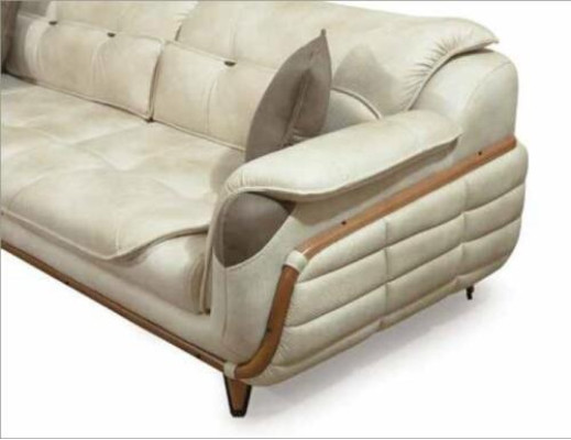 Canapé d'angle design en forme de L Rembourrage luxueux pour salon doux de style.