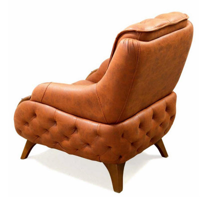 Fauteuil Design Moderne Salon Rembourrage Monoplace Détente Style