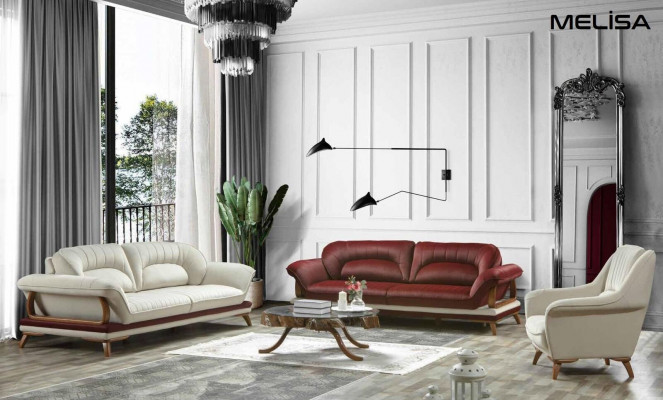 Luxury Suite Set Canapé 3+3+1 Fauteuil Canapé Fauteuil 3 pièces. ensembles