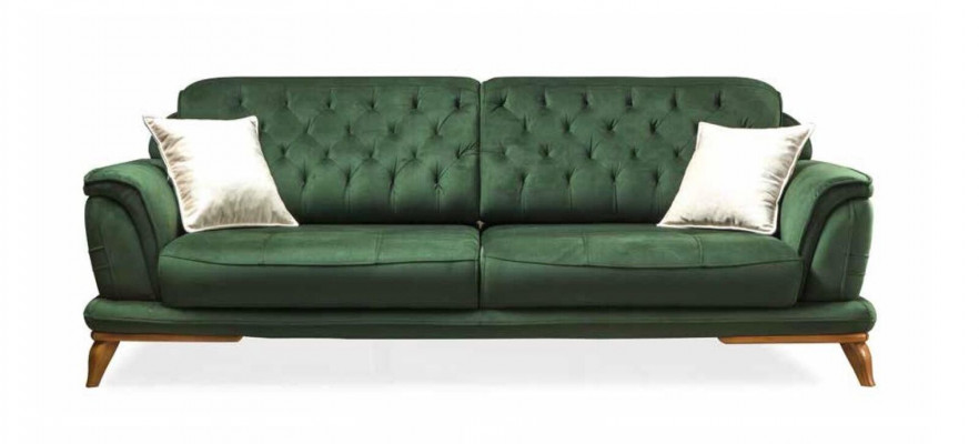 Canapé 3 places Canapés classiques Meubles de luxe Sofas Tissu Canapé