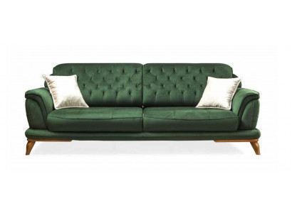 Canapé 3 places Canapés classiques Meubles de luxe Sofas Tissu Canapé