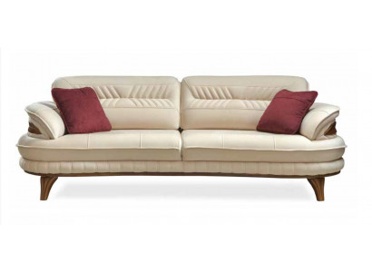 Canapé 3 places Canapés Sofas Art Déco Trois places Nouveau Textile Luxe Canapé Rembourrage