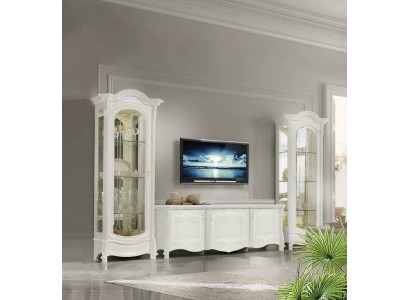 Meubles de style italien - salon 3 pièces. Ensemble salon Vitrine Meuble TV home24 ®