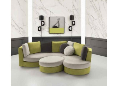 Canapé Canapé Canapé d'angle Canapés italiens Canapés Suite Mobilier Tissu Alfitalia