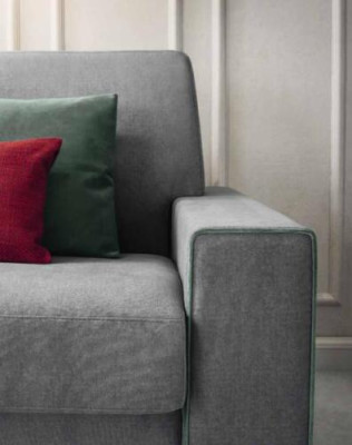 Salon Canape Textile Gris Deux places Canapes design Canapes Rembourrage 2 places neufs