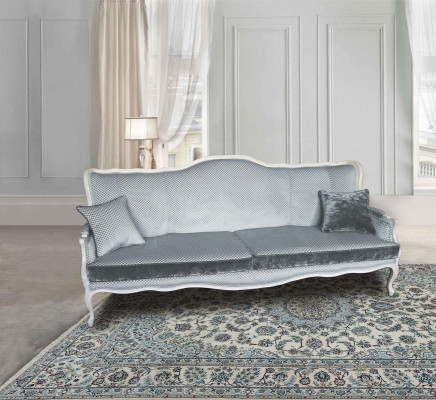 Canapé classique trois places Canapé 3 places Baroque Rococo Canapé Rembourrage Sofas Canapés