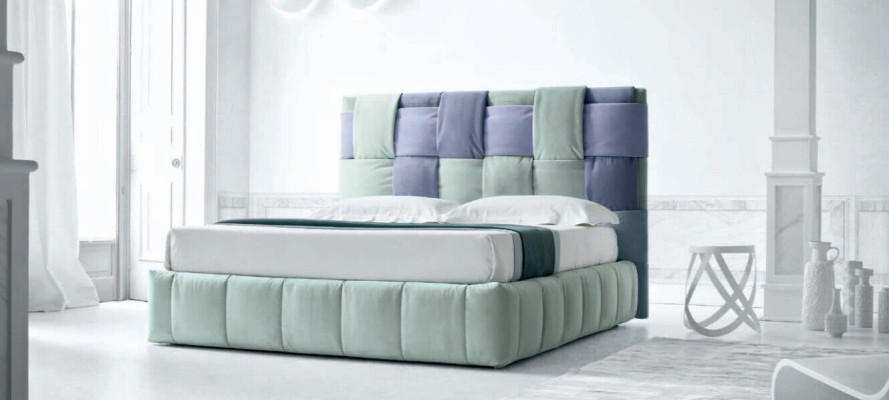 Lits de luxe modernes en tissu d'ameublement de haute qualité Lit de chambre italienne Meubles