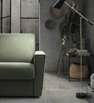 Meubles Salle de séjour Design Vert Textile Alfitalia Design Moderne Canapé de luxe 2 places