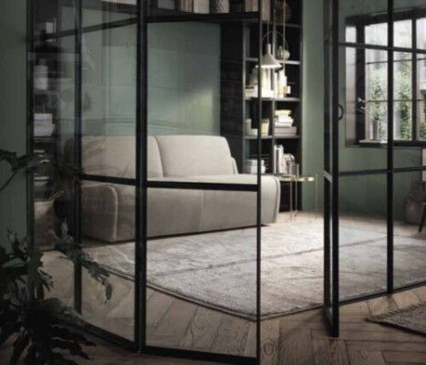 Paysage vivant Relax Italie Mobilier Siège Design Canapé Salon Velours Canapé 2 places
