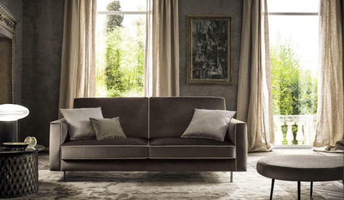 Canapé italien de design Luxe Rembourrage Canapé Moderne 3 Places alfitalia neuf