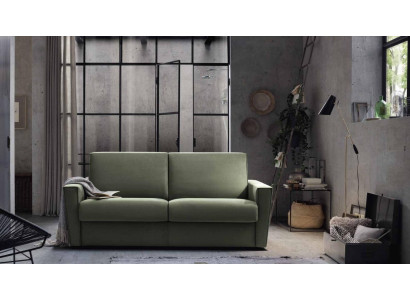 Meubles Salle de séjour Design Vert Textile Alfitalia Design Moderne Canapé de luxe 2 places