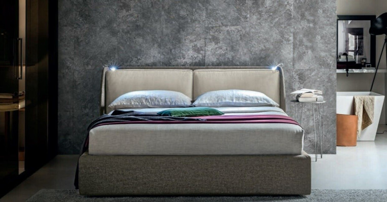 Textile de lit Rembourrage Chambre 180x200 Conception Lit double Lit en cuir Lits neufs
