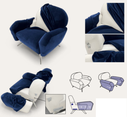 Design Lounge Club Chair Living room Relax Upholstery Gastro Chairs Armchair alfitalia  Fauteuil de club de salon de design Salle de séjour Relaxation Rembourrage Chaises de restauration Fauteuil alfitalia