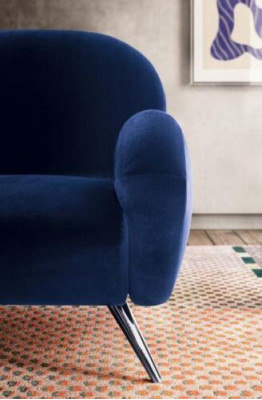 Canapé Canapé Tapisserie Chaise moderne contemporaine Fauteuil Italie 1 place