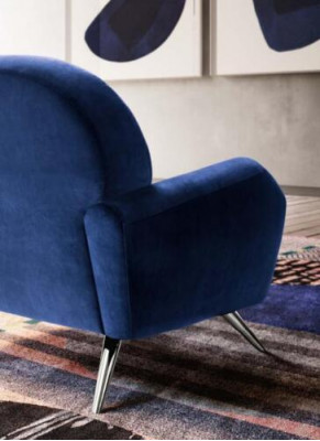 Canapé Canapé Tapisserie Chaise moderne contemporaine Fauteuil Italie 1 place