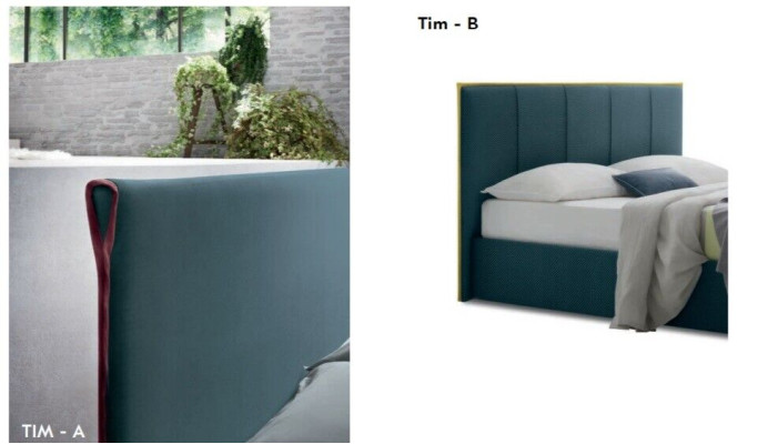 Meubles d'hôtel design Italie Meubles Lits de luxe Lit double 180x200 cm Style moderne