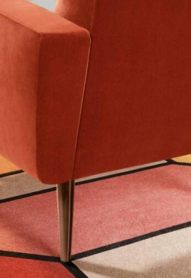Chaise de télévision Revêtement Canapé Tissu Design Détente Fauteuil Club Salon Canapé 1 Place